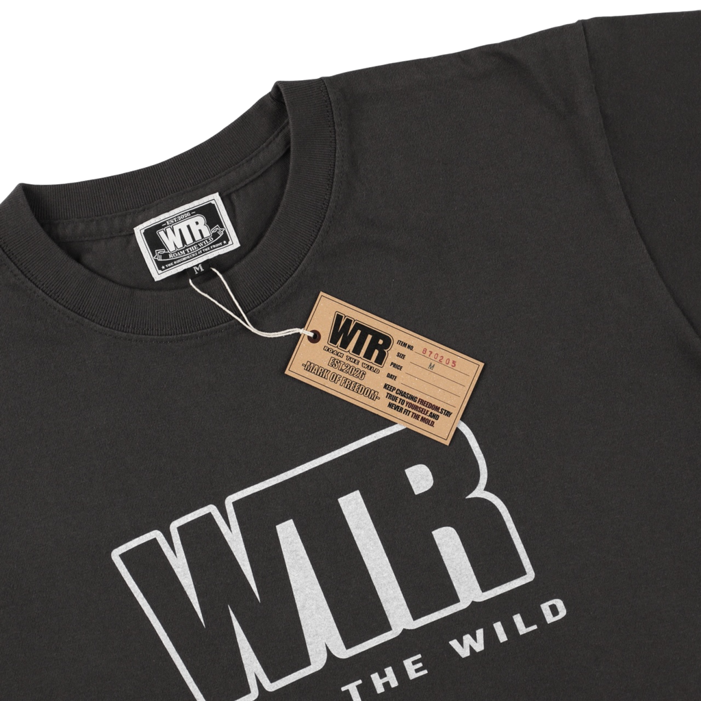 WTR CORE LOGO TEE-BLACK