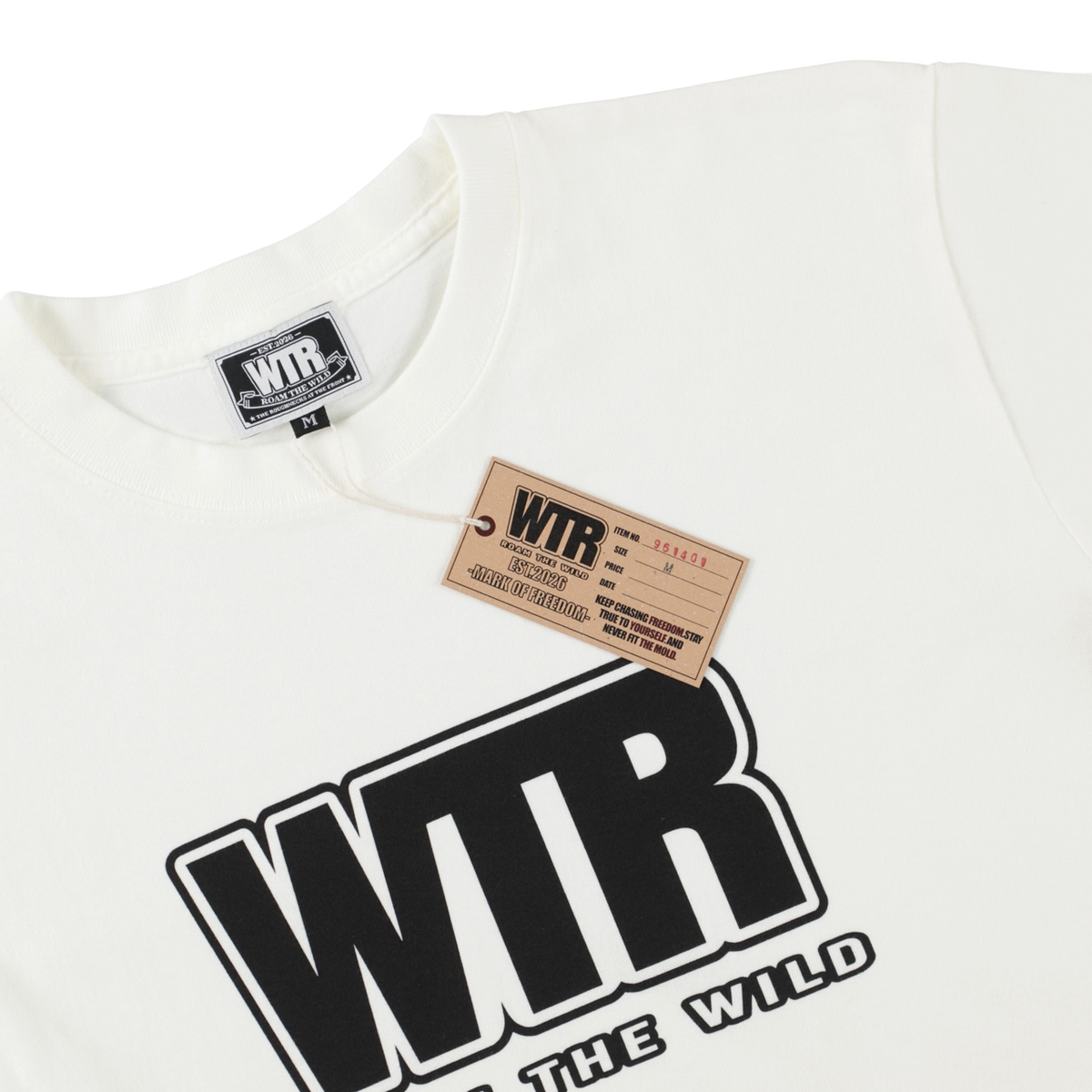 WTR CORE LOGO TEE-WHITE